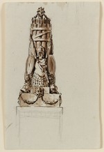 Entwurf für ein Monument, Aufriß