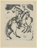 Auf dem Kasernenhof, aus "Der Bildermann", 1. Jahrgang, 5. November 1916