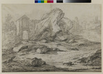 Landschaft mit antiken Ruinen
