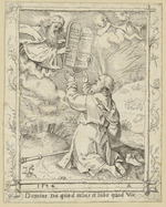 Moses empfängt die Gesetzestafeln