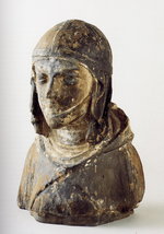 Büste einer Ordensfrau aus dem Franziskanerkloster in Fritzlar: Heilige Gertrud von Altenberg (?)