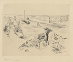 Strandszene mit Strandkörben