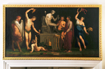 Supraporte, 1 von 6: Opfer des Bacchus