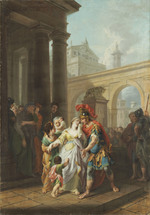 Coriolans Abschied von seiner Familie