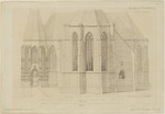 Frankenberg, Liebfrauenkirche, Bauaufnahme, Aufriß der Ostseite