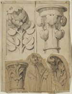 Vorlagenblatt zur "Sammlung mittelalterlicher Ornamentik, in geschichtlicher und systematischer Anordnung"