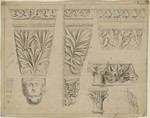 Vorlagenblatt zur "Sammlung mittelalterlicher Ornamentik, in geschichtlicher und systematischer Anordnung"