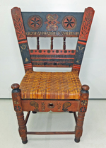 Schwälmer Brautstuhl für Anna Elisabeth Weber