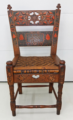 Schwälmer Brautstuhl für Elisabeth Hahn