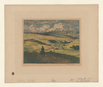 Landschaft mit Reiter