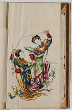 Zwei Schwerttänzerinnen, in: Sammelband "Ecole Chinois I", fol. 9