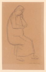 Sitzende weibliche Figur