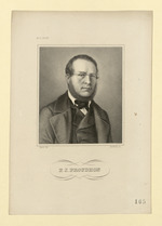 Pierre Joseph Proudhon, vermutlich aus: Meyers Conversations-Lexikon