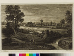 Landschaft mit Bauernpaar