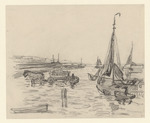 Boote vor der Hütte