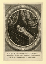 Luise von Hessen-Kassel auf dem Totenbett