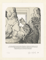 ...Am besten gefallen ihm aber die beiden halbkugeligen Arschbacken des Jünglings, Blatt 2 der Folge "Tod in Weimar" (Novelle S. 5)