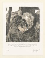 Da gibt es einen so heftigen Ruck, so daß der junge Mann vom Sitz fliegt, Blatt 10 der Folge "Tod in Weimar" (Novelle S. 23)
