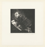 Der Marquis in der Bastille, Blatt 4 der Folge "Aus dem Leben des Marquis de Sade"