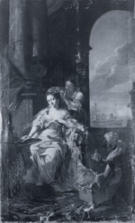 Kleopatra bei der Toilette