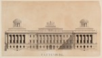 Kassel, Chattenburg, Aufriß der Ehrenhoffassade (Kopie?)