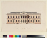 Kassel, Ständehaus, Projekt C, Entwurf, Aufriß