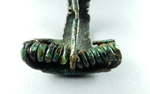 bronzene Rollenkappenfibel