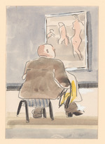 Museumsbesucher auf der documenta I, II