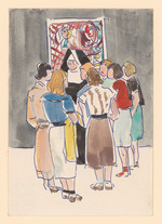 Museumsbesucher auf der documenta I, V