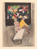Museumsbesucher auf der documenta II, IX