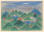 Landschaft mit Burgen