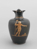 Kleeblattkanne (Oinochoe) mit Silen