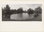 Das Projekt Wandbilder im Konferenzraum Stadtsparkasse Kassel, Fotografie der Karlsaue mit Blick zum Auetempel
