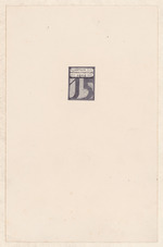 Entwurf für Briefmarke Deutsche Nationalversammlung 1919
