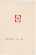 Entwurf für Briefmarke Deutsche Nationalversammlung 1919