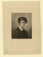 Ludwig Emil Grimm, Selbstbildnis im Halbprofil nach rechts (Stoll 45)
