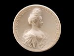 Porträtmedaillon der Königin Charlotte Amalie von Dänemark