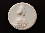 Porträtmedaillon der Charlotta Christine von Hastfer