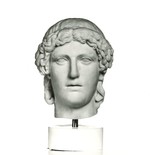Kasseler Apollon, Kopf Liverpool NM 1959.148.179, bemalt