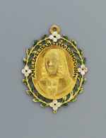 Gnadenpfennig mit dem Brustbild der Landgräfin Amalie Elisabeth