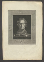 Totenmaske des Napoleon Bonaparte, aus: Register zu Für und Wider Napoleon I.