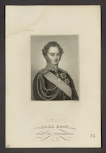 Carl Egon II. Fürst zu Fürstenberg,  vermutlich aus: Meyers Conversations-Lexikon, aus Porträt-Gallerie gerühmter Fürsten, Staatsmänner, Feldherrn... in 220 Stahlstichen