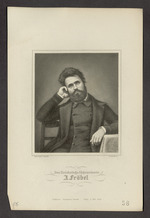 Der Reichstagabgeordnete J. Fröbel,  vermutlich aus: Meyers Conversations-Lexikon, aus Porträt-Gallerie gerühmter Fürsten, Staatsmänner, Feldherrn... in 220 Stahlstichen