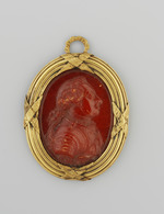 Porträtmedaillon König Friedrich V. von Dänemark