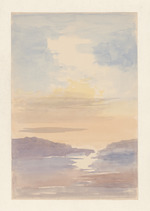 Stimmungsstudie Berglandschaft II.