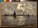 Flusslandschaft an der Unterelbe