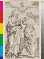 Die heilige Anna und Maria mit dem Kinde, stehend (Die Heilige Anna Selbdritt)