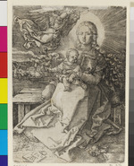 Maria, von einem Engel gekrönt