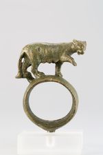 Pantherin auf Ring
