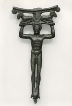 Schalengriff in Form eines Jünglings (Kouros)